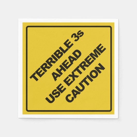 Bouw Teken Partij Servet (Voorkant)