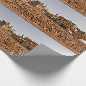 Bouw-terreintractoren Cadeaupapier (Hoek)