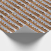 Bouw-terreintractoren Cadeaupapier (Hoek)