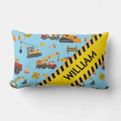 Bouw Thema Blauw Kussen (Voorkant)