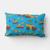 Bouw Thema Blauw Kussen (Achterkant)