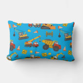 Bouw Thema Blauw Kussen (Voorkant)