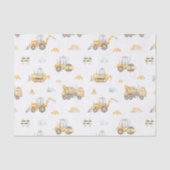 Bouw Thema Gift Tissuepapier (Voorkant)