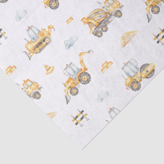 Bouw Thema Gift Tissuepapier (Detail)