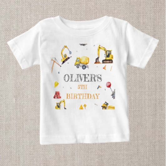 Bouw Thema Jongen Verjaardagsfeest