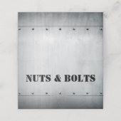 Bouw & Tool Party Voedseletiketten Plaatskaartje (Buitenkant ongevouwen)