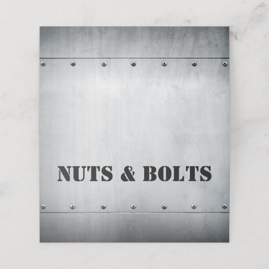 Bouw & Tool Party Voedseletiketten Plaatskaartje (Buitenkant ongevouwen)