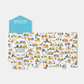 Bouw troep Birthday Dank je Blauw Bedankdoosjes (Uitgevouwen)