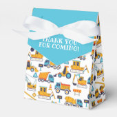 Bouw troep Birthday Dank je Blauw Bedankdoosjes (Voorkant Zijde)