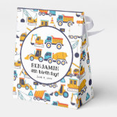 Bouw troep Birthday Dank u, donker Bedankdoosjes (Achterkant)