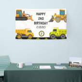 Bouw Truck Verjaardag Party Banner (Beurs)