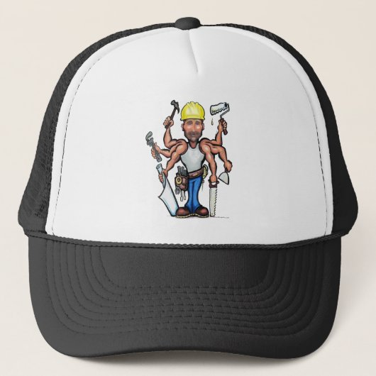 Bouw Trucker Pet (Voorkant)