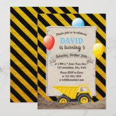 Bouw Tulpbuis van de Birthday Party Kaart (Voorkant / Achterkant)