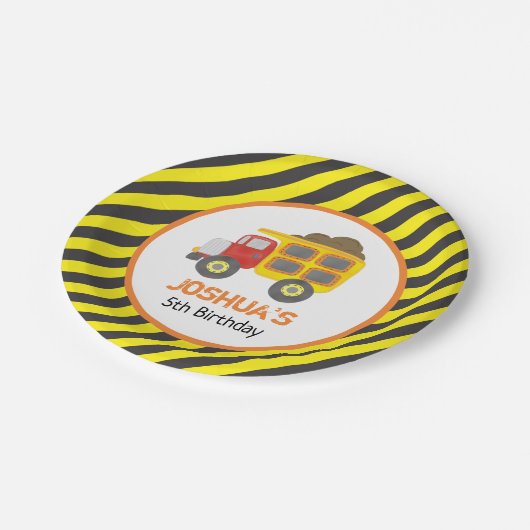 Bouw Tulpbuis van de Birthday Party Papieren Bordje (Gekanteld)