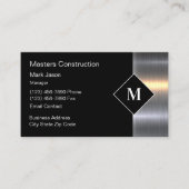 Bouw unieke monogram Visitekaartjes (Voorkant)