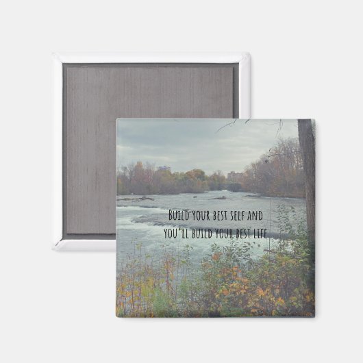 Bouw Uw beste Steekproef Magnet van het Citaat (Voorkant / Achterkant)