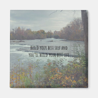 Bouw Uw beste Steekproef Magnet van het Citaat