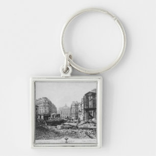 Bouw van Avenue de l'Opera 2 Sleutelhanger
