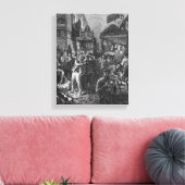 Bouw van Avenue de l'Opera Canvas Afdruk (Insitu (Woonkamer))