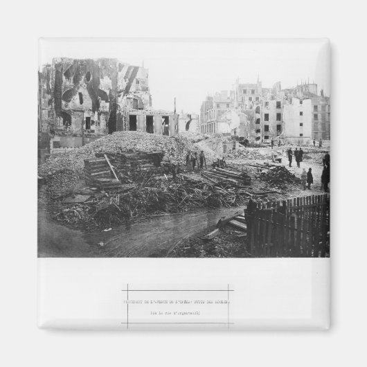 Bouw van Avenue de l'Opera Magneet (Voorkant)