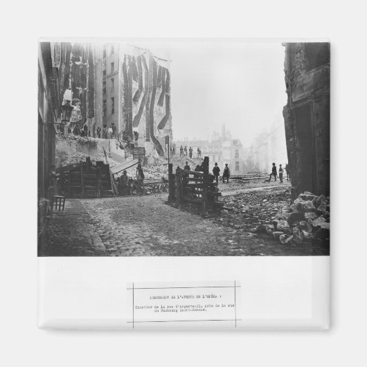 Bouw van Avenue de l'Opera Magneet (Voorkant)