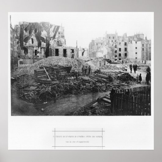 Bouw van Avenue de l'Opera Poster (Voorkant)