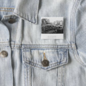 Bouw van Avenue de l'Opera Vierkante Button 5,1 Cm (In situ)