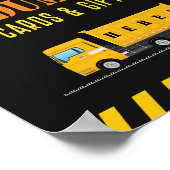 Bouw van Baby showers Kaarten en geschenken Poster (Hoek)