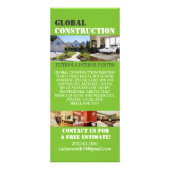 Bouw van binnenste brochure voor het schilderen reclamekaart (Voorkant)