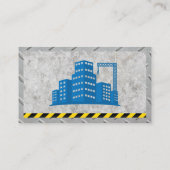 Bouw van bouwplaats | Betonstaal Visitekaartje (Achterkant)