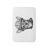 Bouw van Chihuahua-bouwvakker Badmat (Voorkant Verticaal)