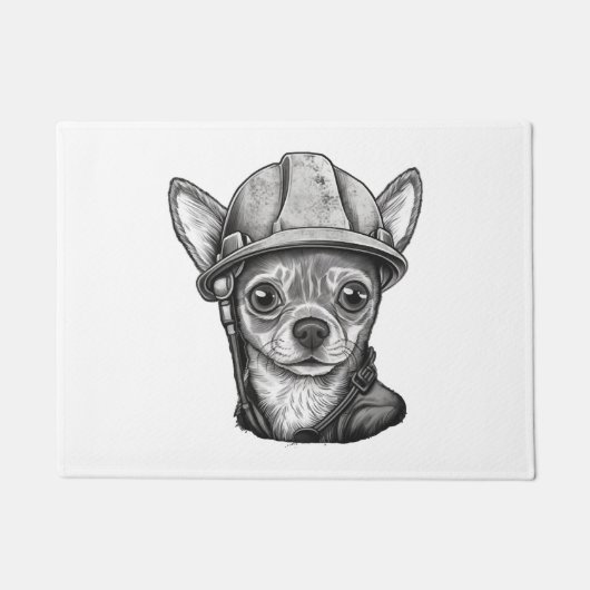 Bouw van Chihuahua-bouwvakker Deurmat (Voorkant)