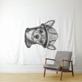 Bouw van Chihuahua-bouwvakker Wandkleed (In Situ (horizontaal))