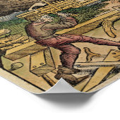 Bouw van de ark 1493 - Poster (Hoek)