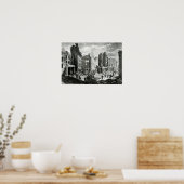 Bouw van de Boulevard de Sebastopol Poster (Keuken)