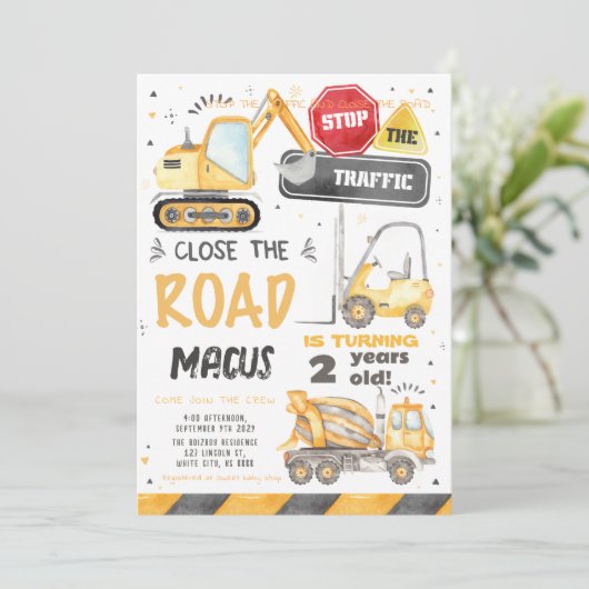 Bouw van de dag kaart (Staand voorkant)