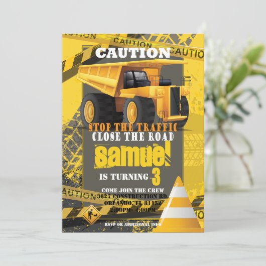 Bouw van de dag kaart (Staand voorkant)