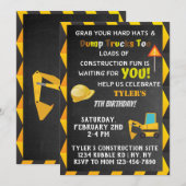 Bouw van de dag van de uitnodiging (Voorkant / Achterkant)