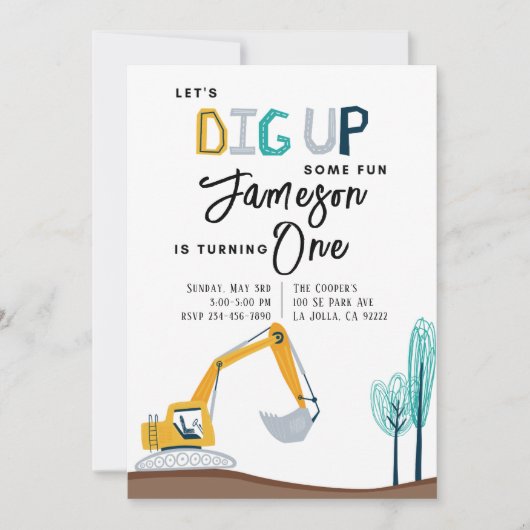 Bouw van de dag van de uitnodiging (Voorkant)