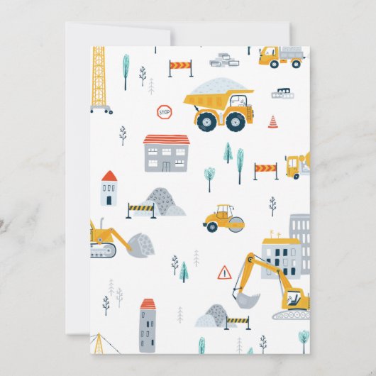 Bouw van de dag van de uitnodiging (Achterkant)