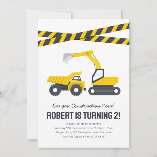 Bouw van de dag van de uitnodiging (Voorkant)