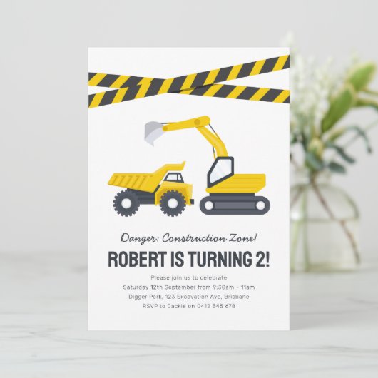 Bouw van de dag van de uitnodiging (Staand voorkant)