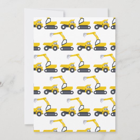 Bouw van de dag van de uitnodiging (Achterkant)