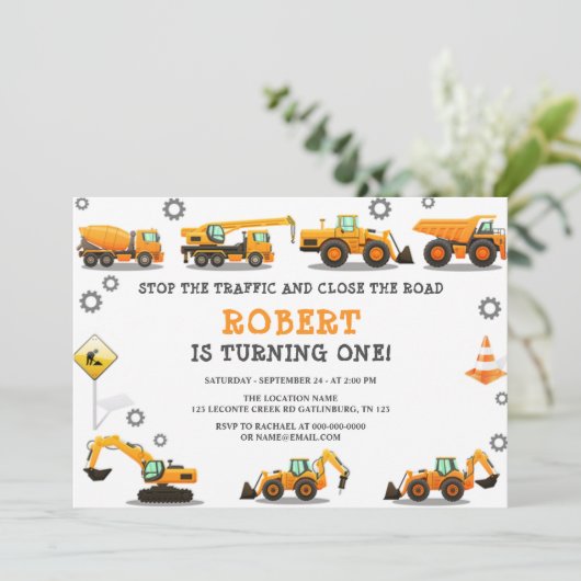 Bouw van de dag van de uitnodiging (Staand voorkant)