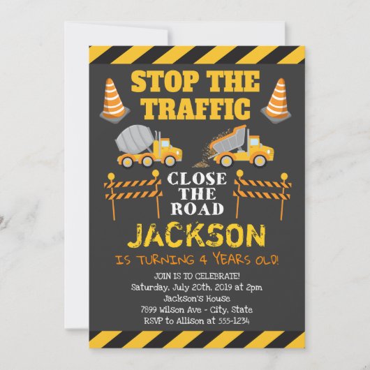 Bouw van de dag van uitnodiging (Voorkant)