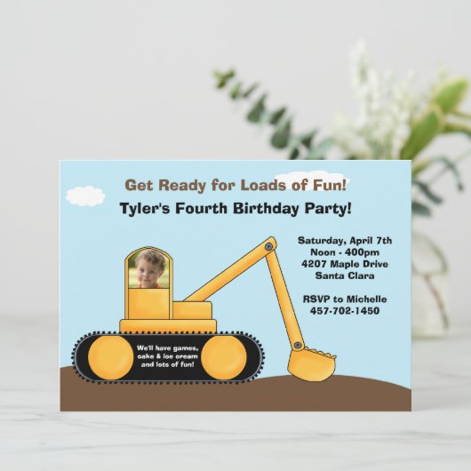 Bouw van de dag van uitnodiging (Staand voorkant)