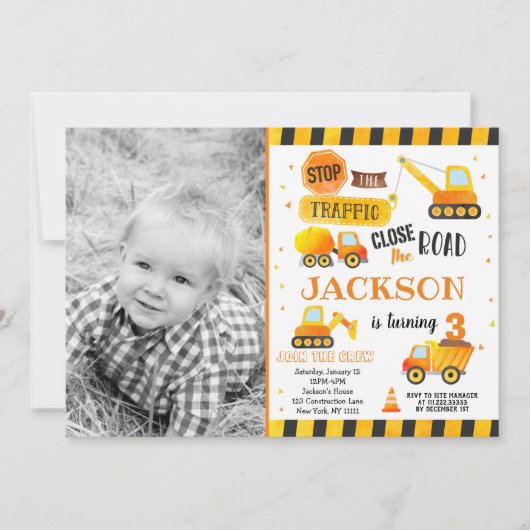 Bouw van de dag van uitnodiging (Voorkant)