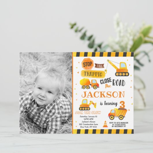 Bouw van de dag van uitnodiging (Staand voorkant)