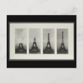 Bouw van de Eiffel Tower Paris Briefkaart Frankrij (Voorkant)