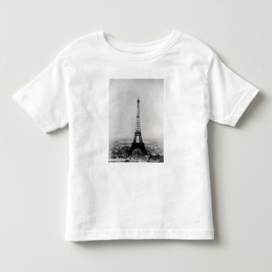 Bouw van de Eiffeltoren Kinder Shirts (Voorkant)